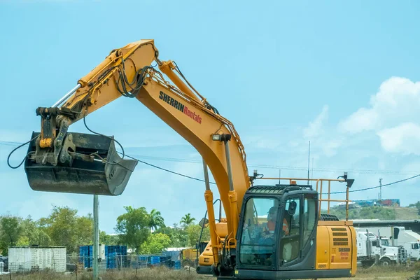 Bruce Highway Townsville Mackay Queensland Australia November 2021 Heavy Machinery — стокове фото