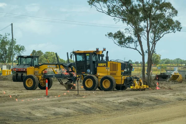 Bruce Highway Townsville Mackay Queensland Austrálie Listopad 2021 Těžké Stroje — Stock fotografie