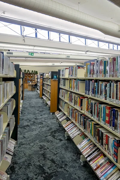 Mackay Queensland Australia Noviembre 2021 Estantes Libros Biblioteca Gordon White — Foto de Stock