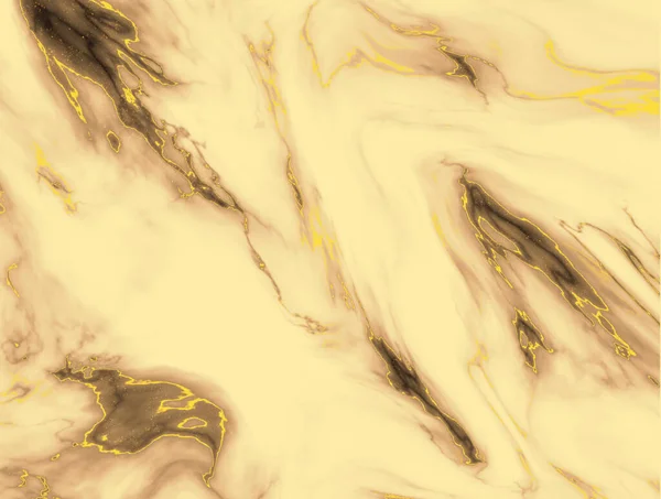 Swirling Granite Edged Gold Luxury Stone Background — Stock Photo, Image
