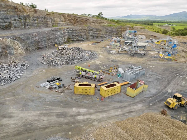 Mackay Queensland Australia Mayo 2022 Infraestructura Maquinaria Que Trabaja Una — Foto de Stock