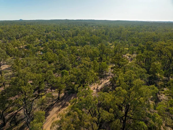 Drone Aerial Part Reward Diggings Sapphire Mining Leases Sapphire Rubyvale — Zdjęcie stockowe