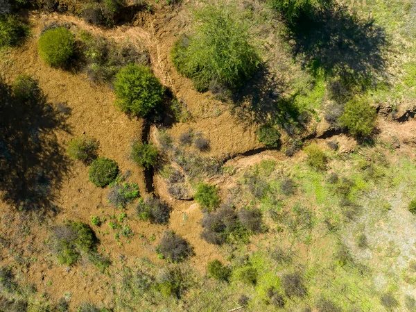 Drone Aerial View Part Diggings Sapphire Gemfields Queensland Australia — ストック写真