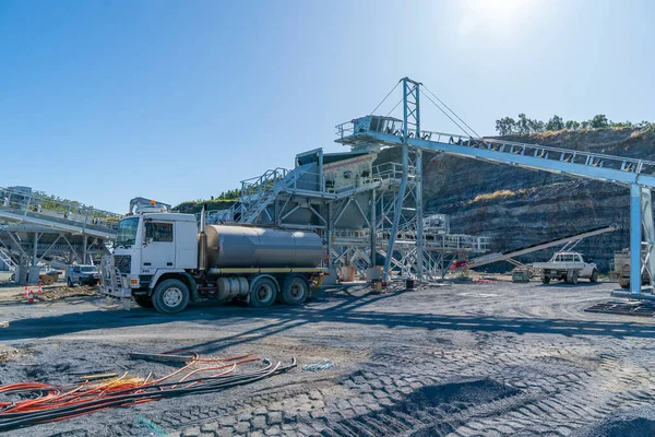 Mackay Queensland Australia 7Th June 2022 Infrastructure Machinery Working Quarry — Stock fotografie