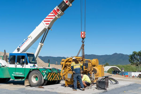 Mackay Queensland Australia 7Th June 2022 Infrastructure Machinery Working Quarry — Stock fotografie