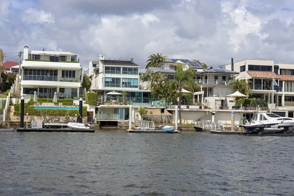 Brisbane Queensland Australia September 2022 Luxury Homes River Banks Own — Stock Photo, Image