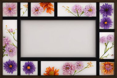 Dekoratif fotoğraf çerçevesi uzun ömürlü duvar mobilyaları ya da sanat eserlerinin sergilenmesi için.