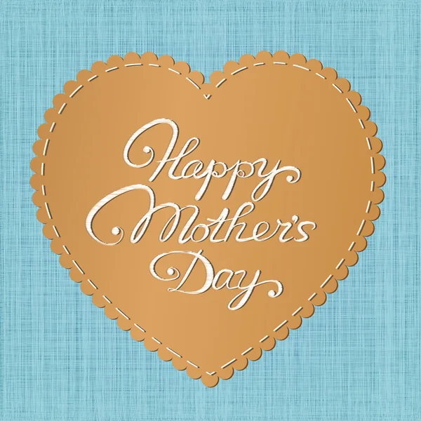 "Feliz día de la madre "tarjeta — Vector de stock
