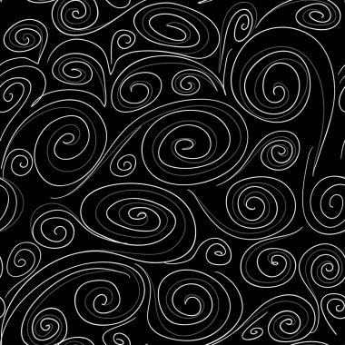 spiraller deseni ile sorunsuz arka plan