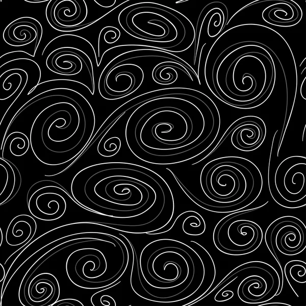 Fond sans couture avec motif spirales — Image vectorielle