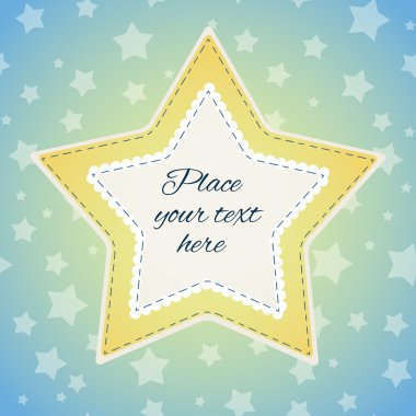 arka dikişli yıldız