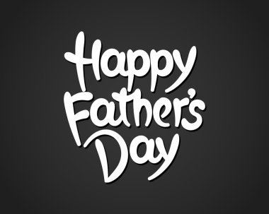 mutlu Babalar günü çizilmiş yazı