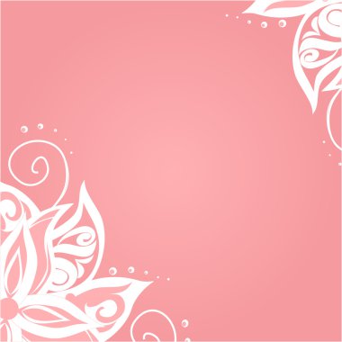 çiçek desenli arka plan