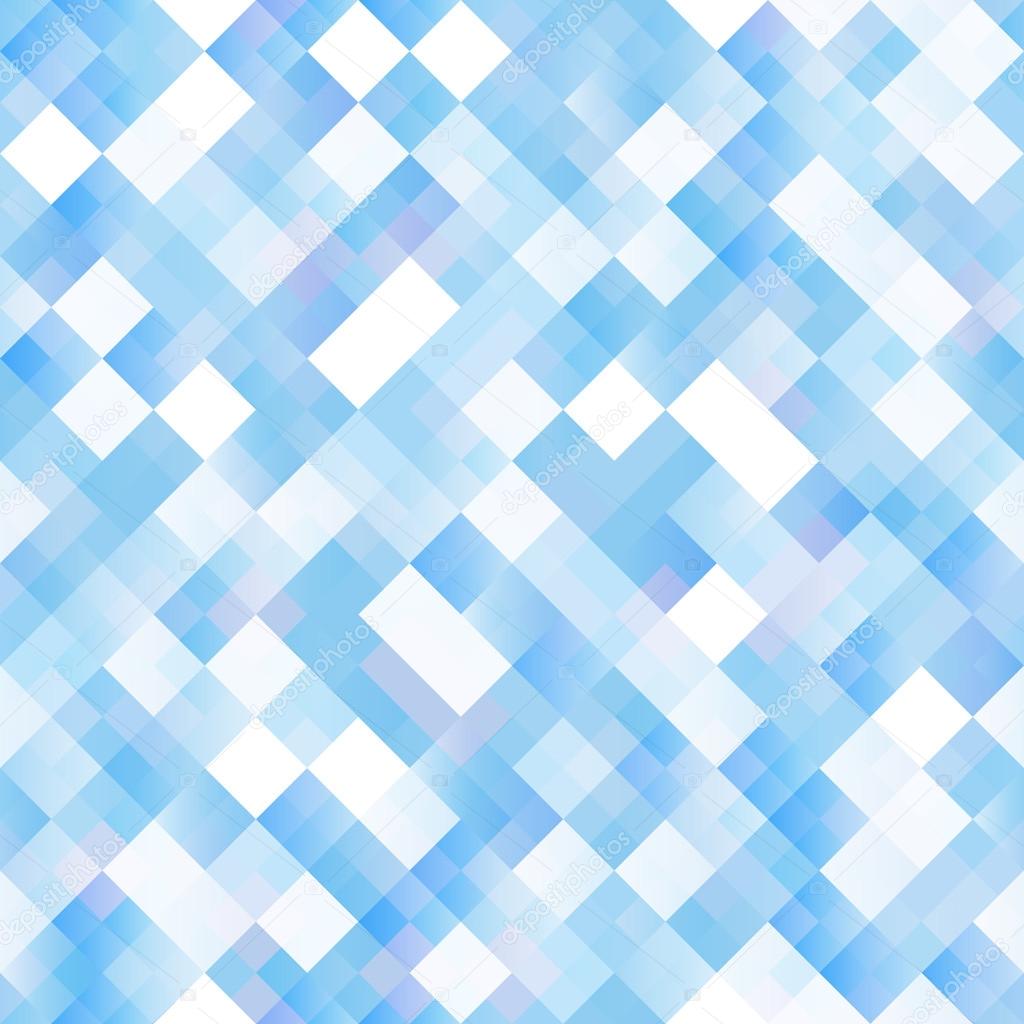Seamless background with shiny blue squares