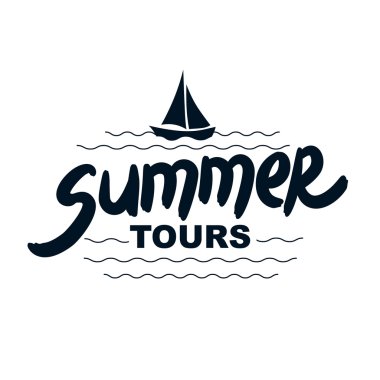 Summer tours - Tipografik Tasarım