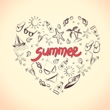 tasarımınız için yaz elemanları