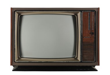 eski vintage televizyon