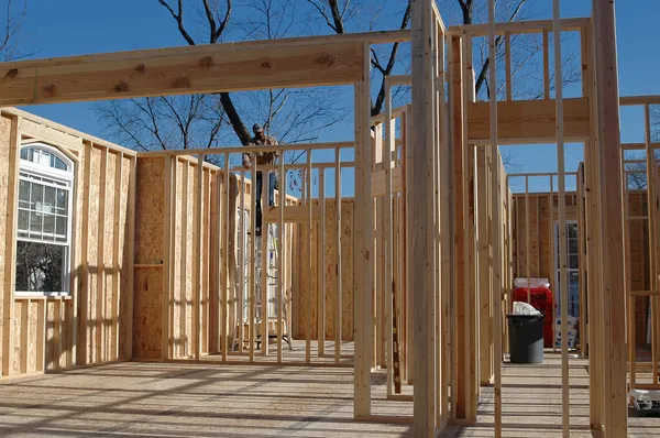 Casa em construção — Fotografia de Stock