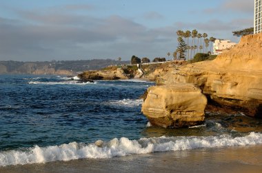 la jolla, Kaliforniya sahil uçurumlar
