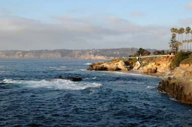 la jolla, Kaliforniya sahil uçurumlar