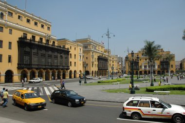 şehir merkezinin görünümü lima peru