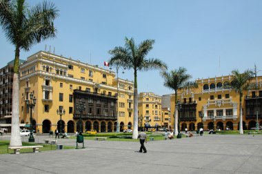 şehir merkezinin görünümü lima peru