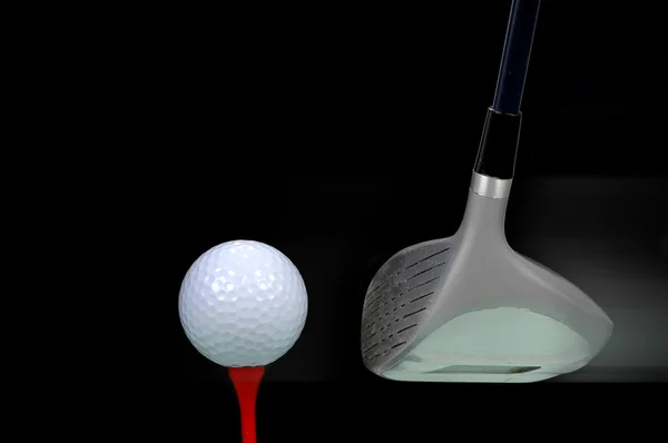 Golfball Before Impact — Stock Photo, Image