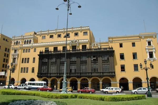 市中心的视图秘鲁利马 — 图库照片
