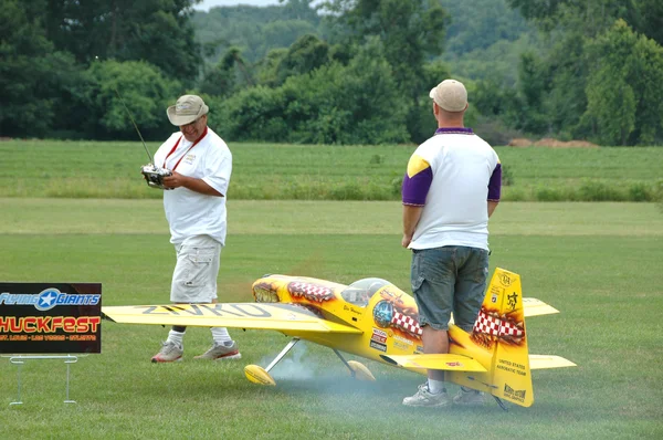 Radio control plane — Stock Photo, Image