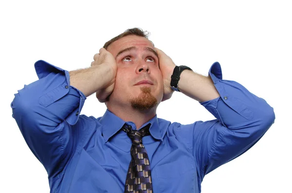 Affärsman under stress — Stockfoto