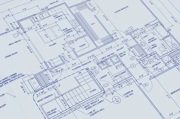 Plan directeur d'une maison Images De Stock Libres De Droits