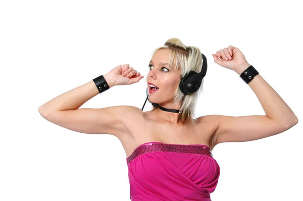 Gorgeous girl dancing — Stock Photo, Image