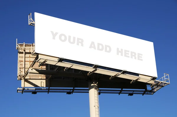 Billboard con espacio en blanco — Foto de Stock