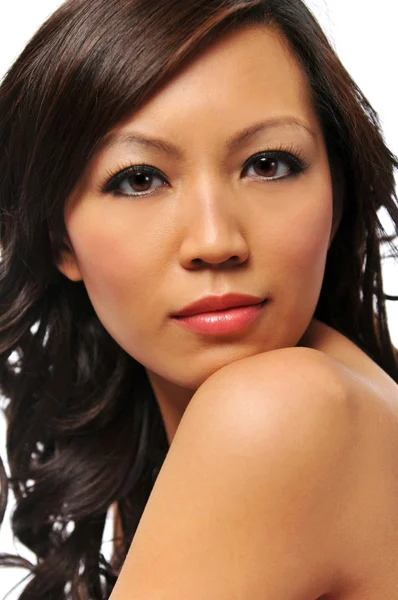 Schöne junge asiatische Mode-Modell — Stockfoto