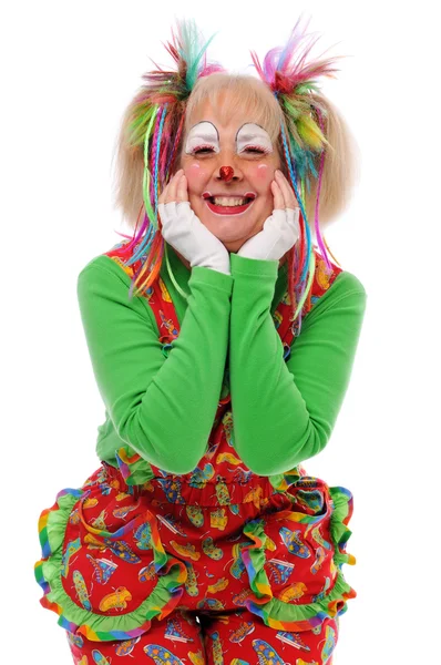 Clown smiling — Stock Photo, Image