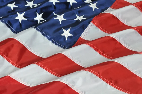 Yhdysvaltain lippu lähikuva — kuvapankkivalokuva