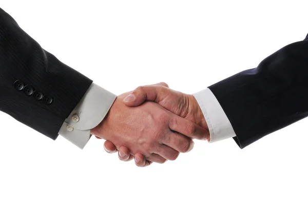Handshake between businessmen Stock Image