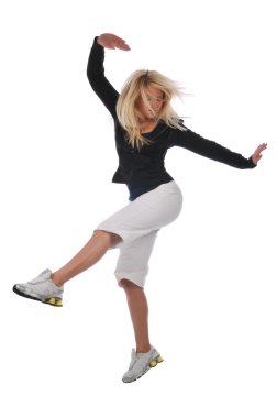 Genç modern hip hop dans