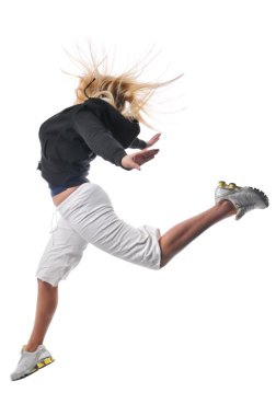 Genç modern dansçı