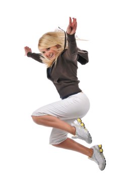 Genç modern hip hop dans