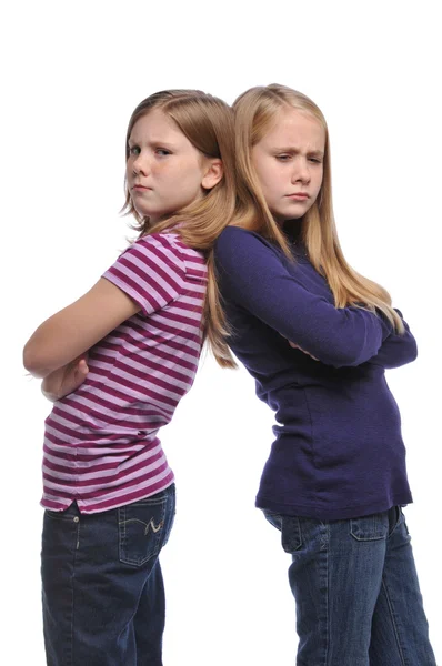 Dos chicas resolviendo un conflicto —  Fotos de Stock