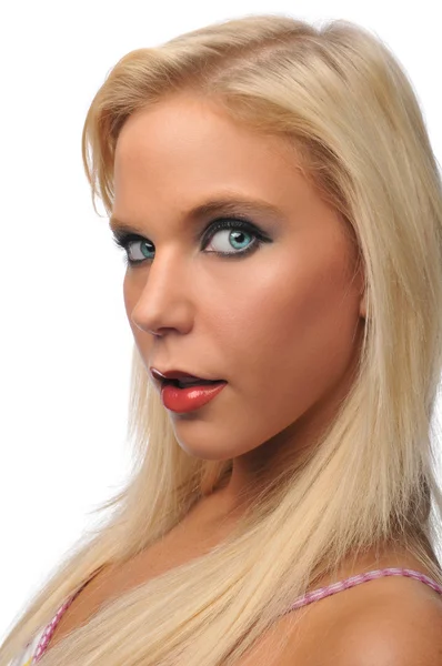 Portret młodej blond — Zdjęcie stockowe