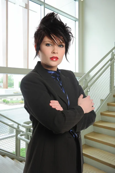 Young brunette businesswoman — Stock Photo, Image