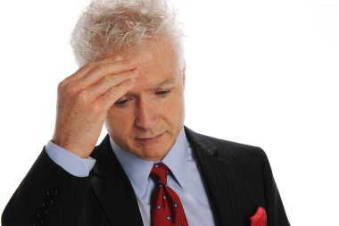 stresli iş adamı