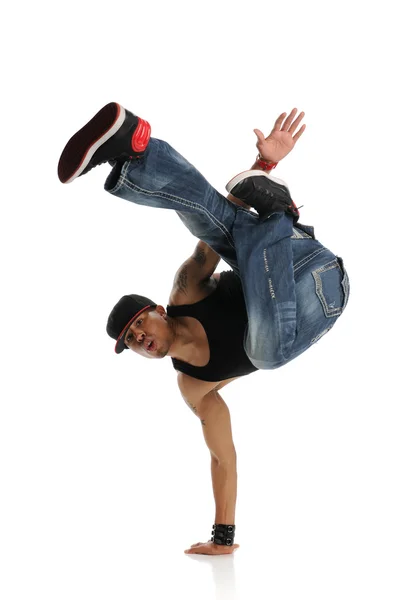 Hip Hop Estilo Dançarino realizando — Fotografia de Stock