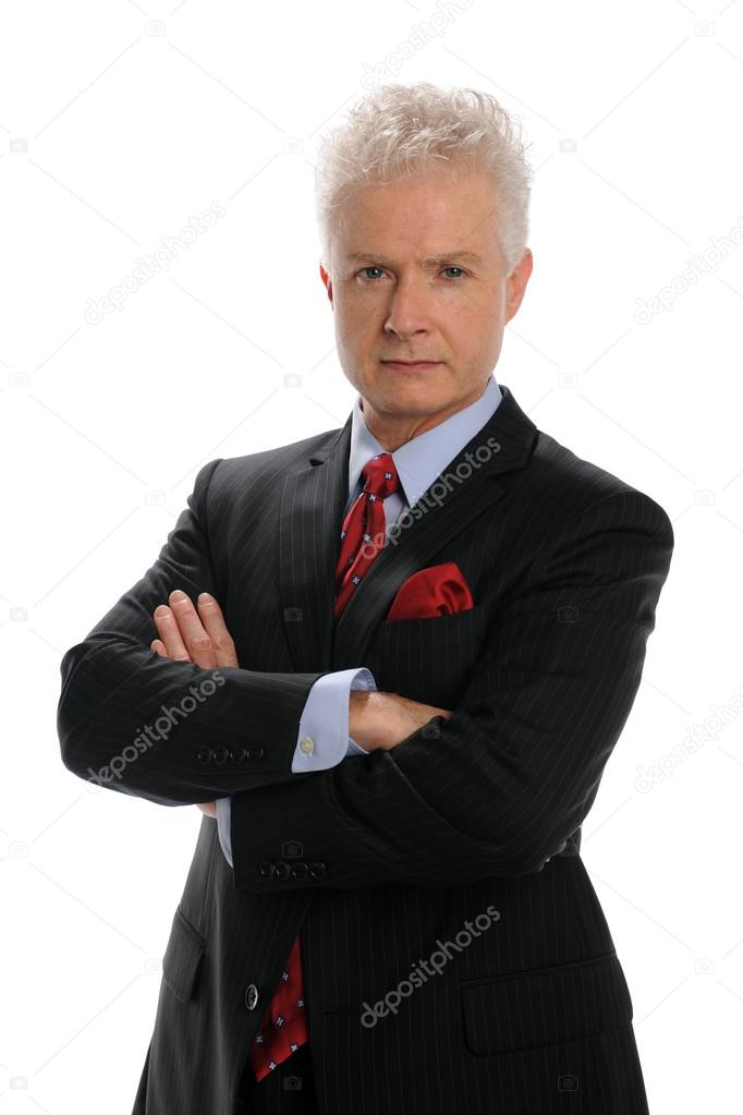 Businessman with crossed arms