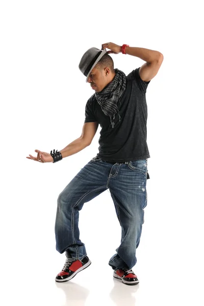 ヒップホップのダンサーを実行します。 — ストック写真