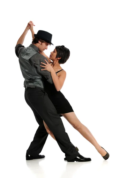 Táncoló pár tangó — Stock Fotó