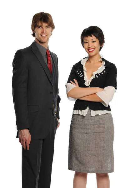 Two Young Businesspeople — Stock Photo, Image