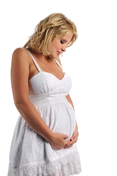 Jonge zwangere vrouw — Stockfoto